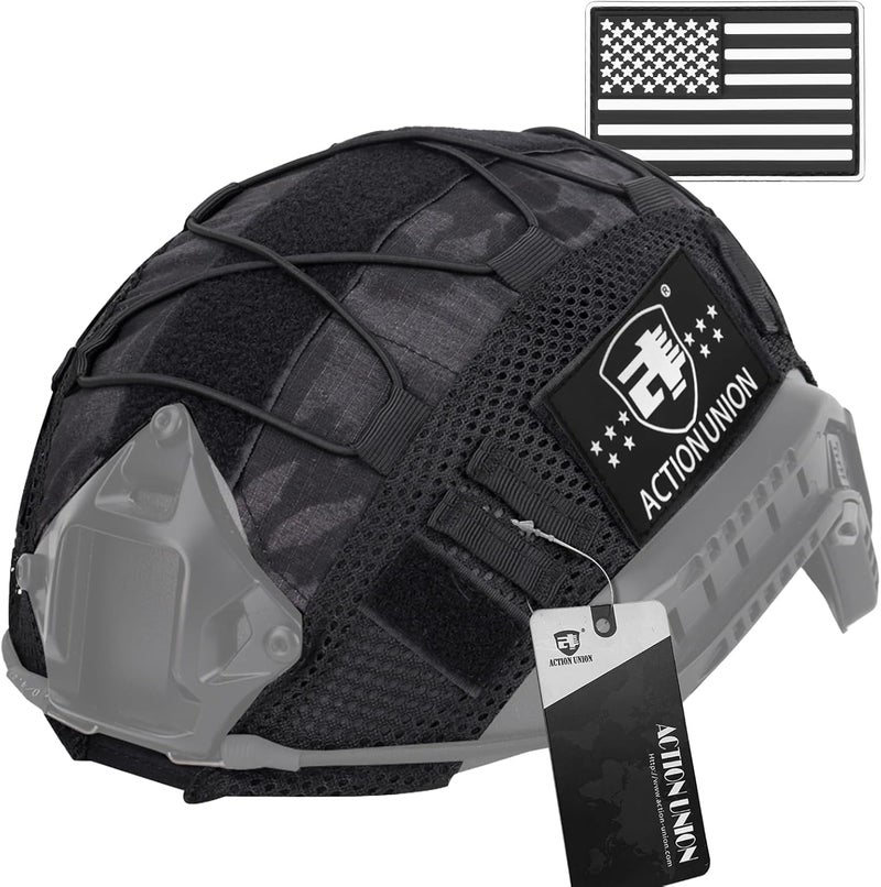 ACTIONUNION Tactical Airsoft Helmet Cover for PJ/BJ/MH Helmet - Image 1